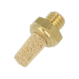 Amortizor de zgomot; Filet: M5; bronz sinterizat; F: 4mm; alamă