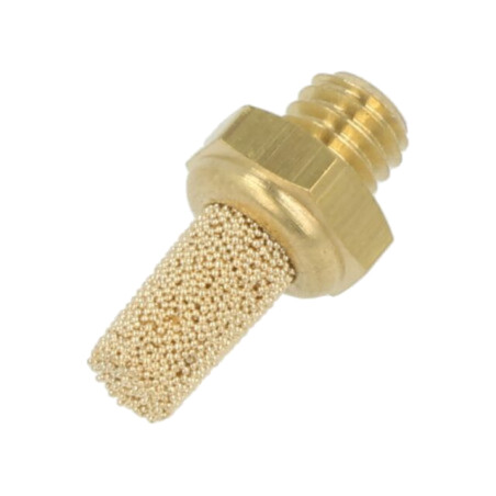 Amortizor de zgomot; Filet: M5; bronz sinterizat; F: 4mm; alamă
