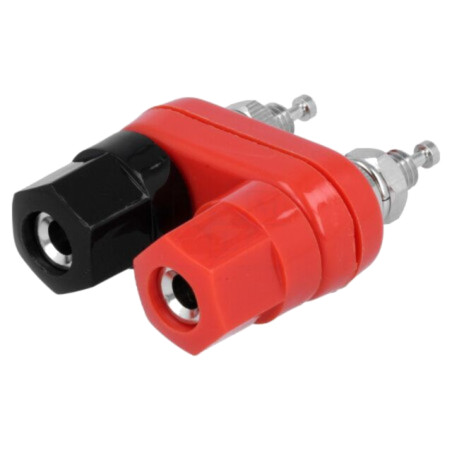 Conector: banană 4mm; soclu; 10A; 60VDC; Orif: Ø12,5mm; nichelat