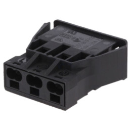 Conector: regletă de conexiuni deconectabilă; bornă cu arc