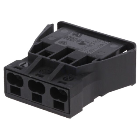 Conector: regletă de conexiuni deconectabilă; bornă cu arc
