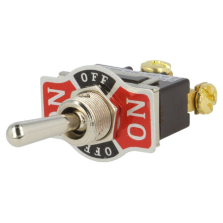Comutator: basculant; Poz: 3; SP3T; ON-OFF-ON; 10A/250VAC; R13-29