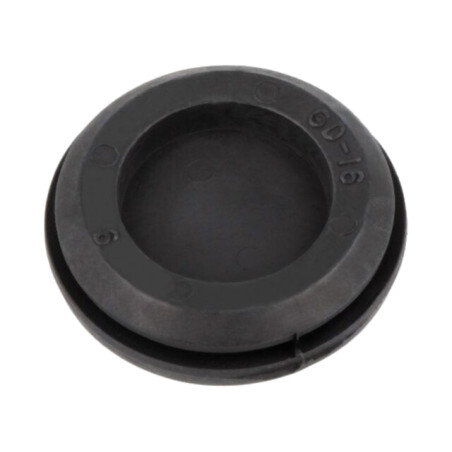 Manşon; cu cap adâncit; Øorif.mont: 60mm; Øorif: 48mm; neagră