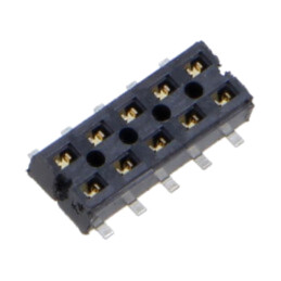 Conector: PCB-PCB; mamă; PIN: 10; 2mm; CLT; aurit; SMT; soclu; 4,1A