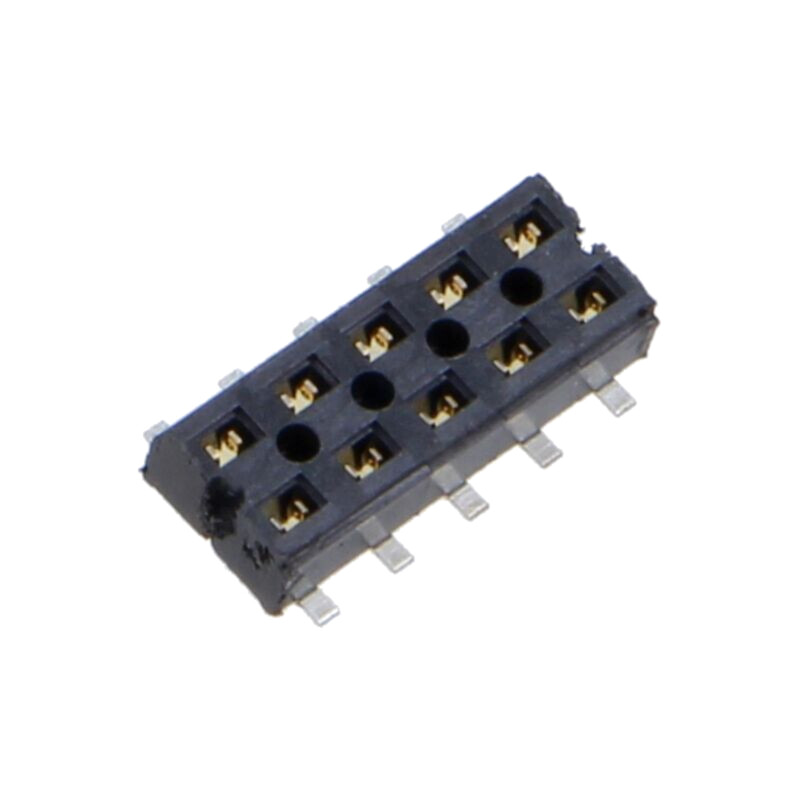 Conector: PCB-PCB; mamă; PIN: 10; 2mm; CLT; aurit; SMT; soclu; 4,1A Conector: PCB-PCB; mamă; PIN: 10; 2mm; CLT; aurit; SMT; soclu; 4,1A
