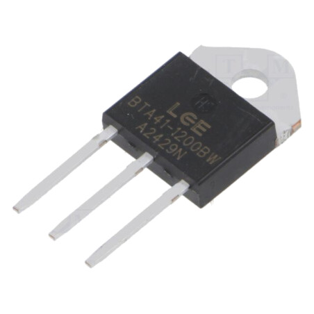 Triac; 1,2kV; 40A; TO3P; Igt: 50mA; Ufmax: 1,55V
