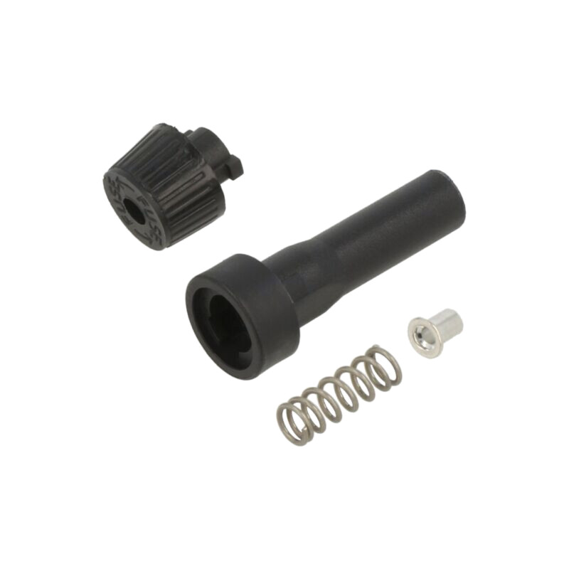 Clemă; siguranţe cilindrice; 6,3x32mm; pe cablu; Imax: 30A; neagră