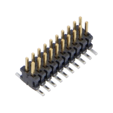 Conector: şiruri pini; tată; PIN: 20; 1,27mm; aurit; SMT; soclu; rolă