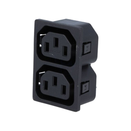 Conector: alimentare AC; soclu; mamă; 10A; 250VAC; IEC 60320