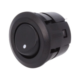ROCKER; SPST; Poz: 2; ON-OFF; 3A/250VAC; neagră; fără; DS-059; 1,5kV