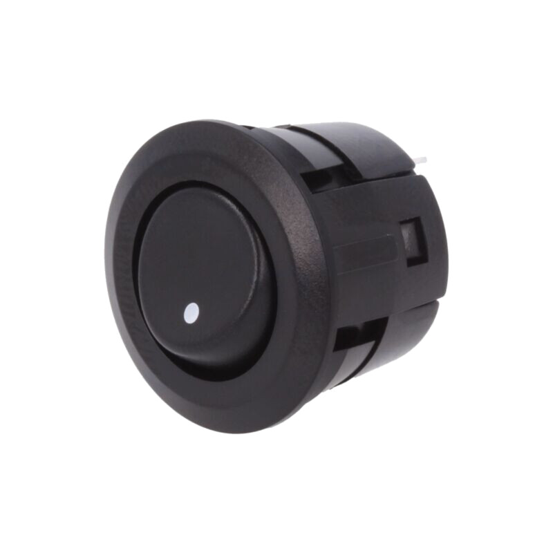 ROCKER; SPST; Poz: 2; ON-OFF; 3A/250VAC; neagră; fără; DS-059; 1,5kV
