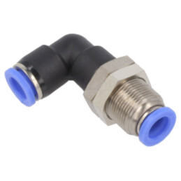 Racord push-in; compartimentare,în unghi de 90°; -0,95÷15bar