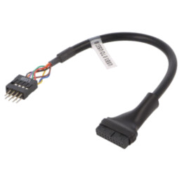 Cablu: IDE; IDE 10pin tată,IDE 20pin mamă; 0,2m