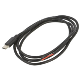 Cablu; pentru service; cabluri,USB C mufă; 1m; negru; 10W; 2A; 5V
