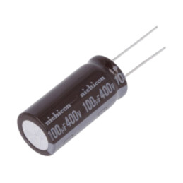 Condensator: electrolitic; THT; 100uF; 400VDC; Ø16x35,5mm; ±20%