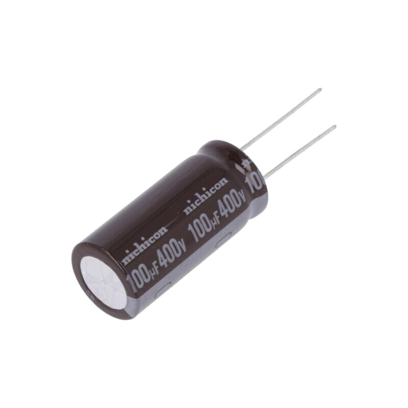Condensator: electrolitic; THT; 100uF; 400VDC; Ø16x35,5mm; ±20%