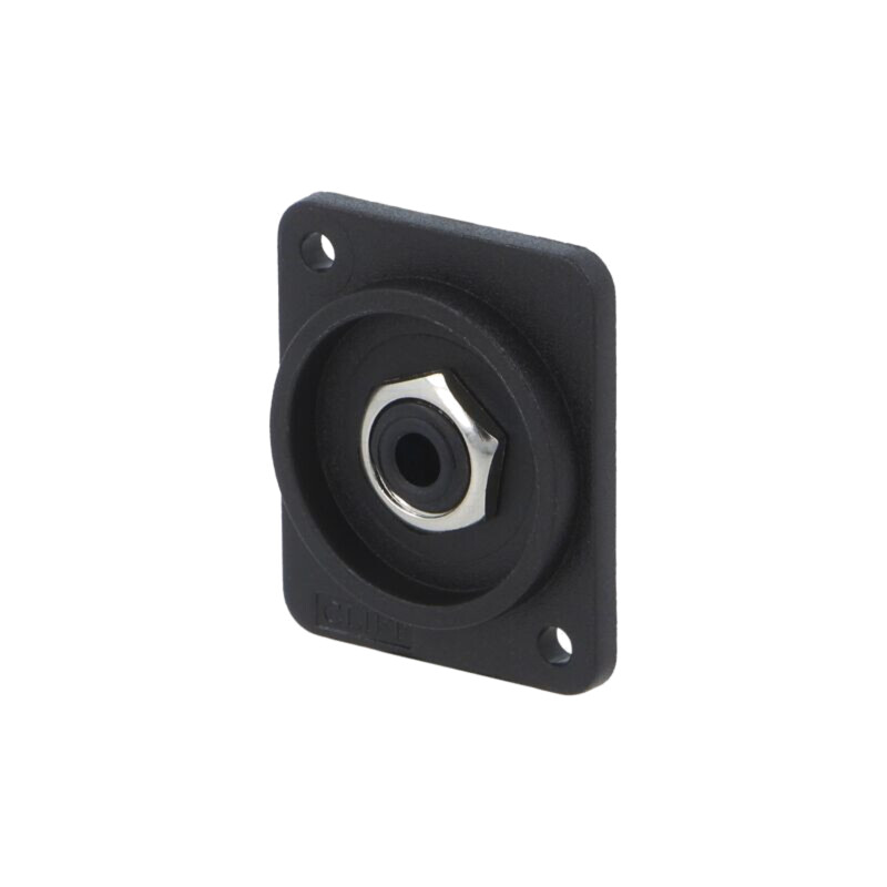 Conector: Jack 3,5mm; soclu; mamă; mono; lipire; standard XLR; FT