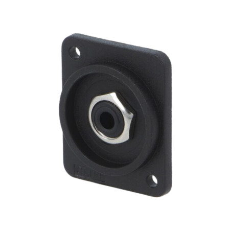 Conector: Jack 3,5mm; soclu; mamă; mono; lipire; standard XLR; FT