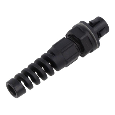 Garnitură de etanşare; M12; 0; IP68; poliamidă; neagră
