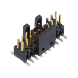Conector: şiruri pini; tată; PIN: 20; 1,27mm; gold flash; SMT; soclu