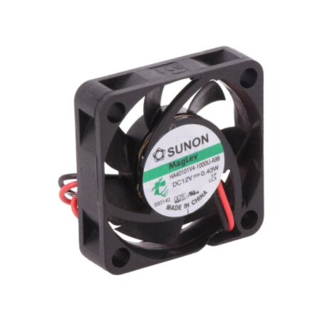 Ventilator: DC; axial; 12VDC; 40x40x10mm; 9,13m3/h; 15,7dBA; Vapo