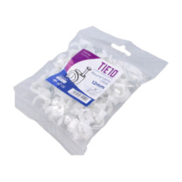 Element de susţinere; natural; pe cablu rotund; 100buc; cu cui