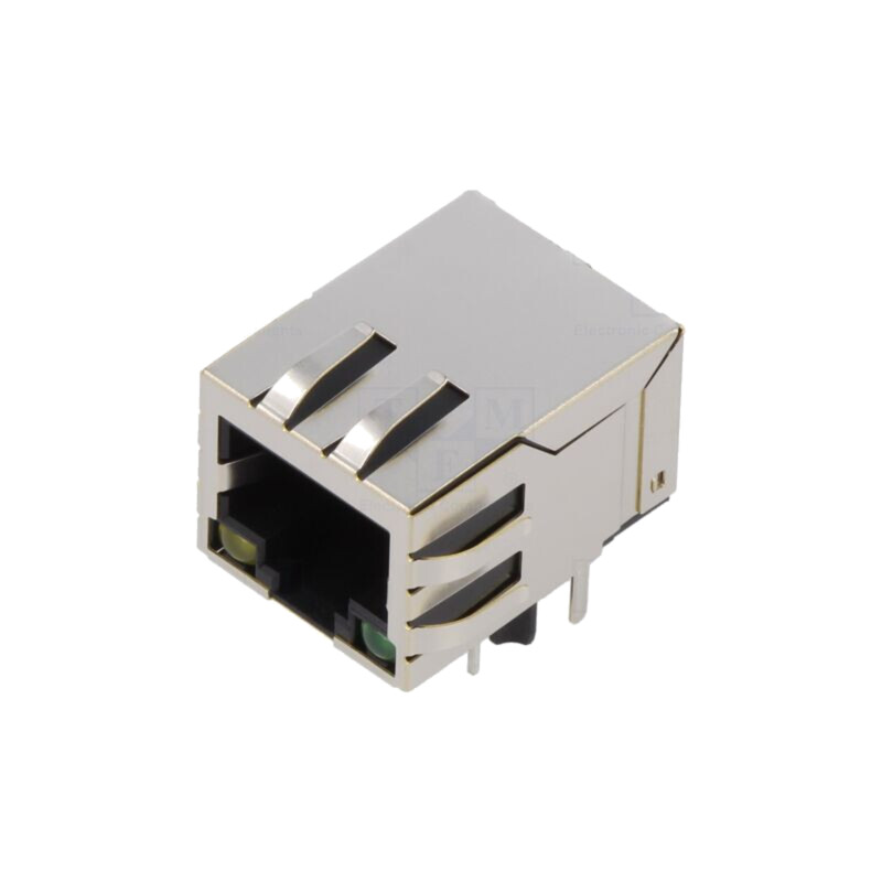 Conector: RJ45; soclu; PIN: 8; ecranat,cu diodă LED; THT
