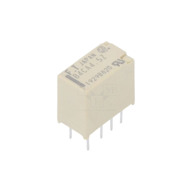 Releu: electromagnetic; DPDT; Ubobină: 4,5VDC; 2A; 0,3A/125VAC