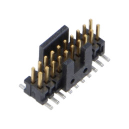 Conector: şiruri pini; tată; PIN: 20; 1,27mm; aurit; SMT; soclu