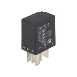 Releu: electromagnetic; SPDT; Ubobină: 24VDC; 25A; pt.autovehicule
