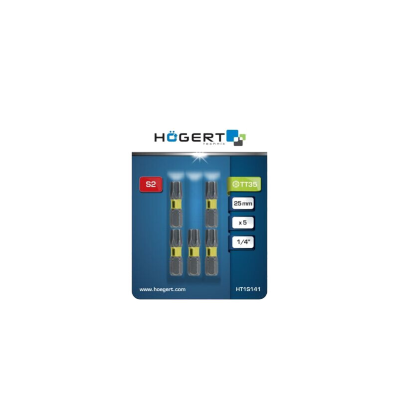 Capăt de şurubelniţă; Torx®; TX35; Lung.tot: 25mm; 5buc.