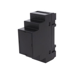 Carcasă: pentru şină DIN; Y: 90mm; X: 35mm; Z: 65mm; ABS; neagră