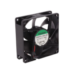 Ventilator: DC; axial; 12VDC; 80x80x25mm; 69,29m3/h; 33dBA; glisare