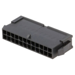 Conector: cablu-cablu; mufă; tată; Micro-Fit 3.0; 3mm; PIN: 24; 5A