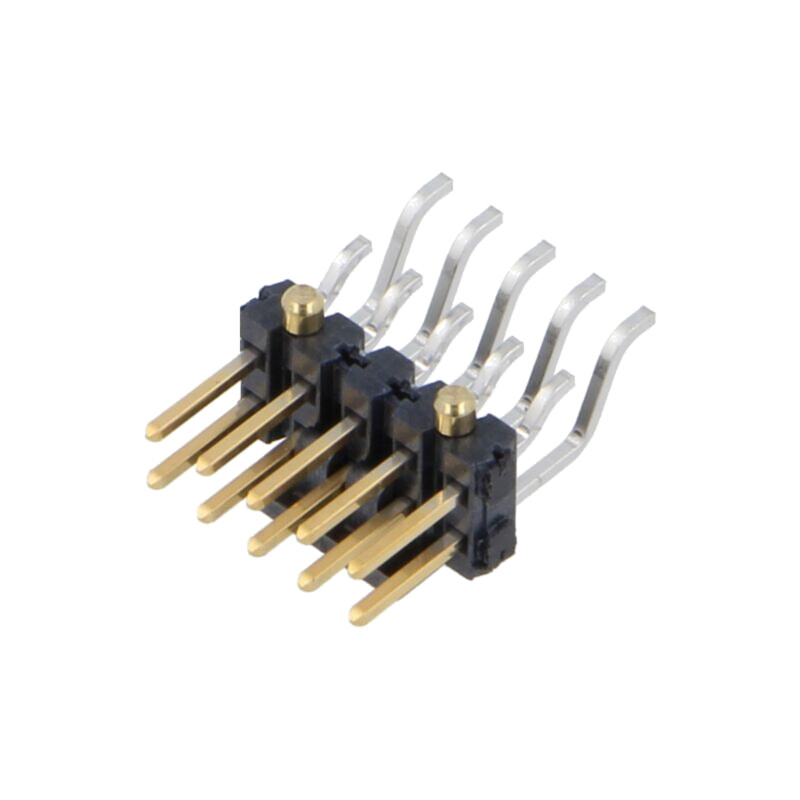 Conector: şiruri pini; tată; PIN: 10; 2,54mm; aurit; SMT; şir pini