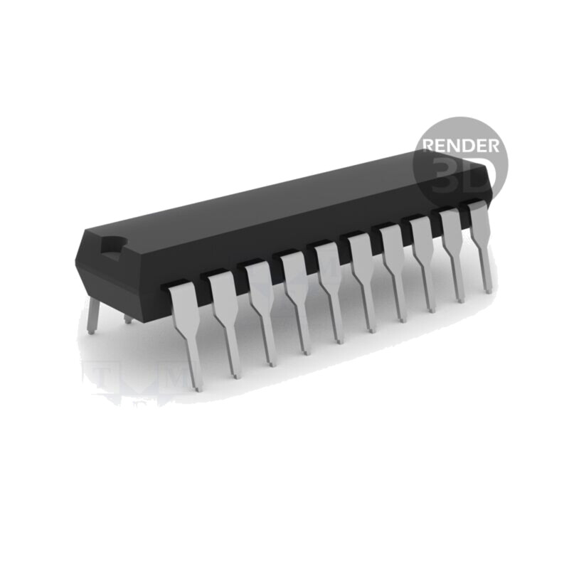 IC: microcontroler AVR; DIP20; 1,8÷5,5VDC; Întrerup.ext: 18; Cmp: 1 IC: microcontroler AVR; DIP20; 1,8÷5,5VDC; Întrerup.ext: 18; Cmp: 1