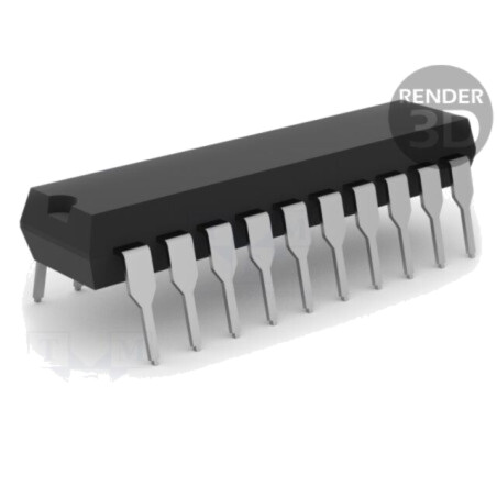 IC: microcontroler AVR; DIP20; 1,8÷5,5VDC; Întrerup.ext: 18; Cmp: 1