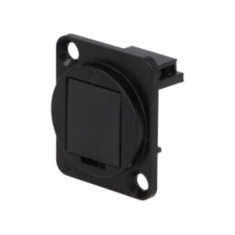 Capac de protecţie; neagră; metal; standard XLR; 19x24mm; FT