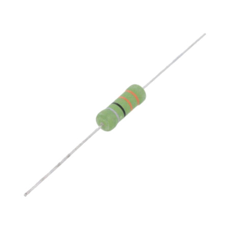 Rezistor: bobinat; ceramic; THT; 220Ω; 2W; ±10%; Ø7x16mm; -40÷220°C