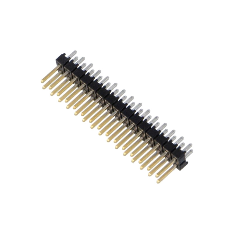 Conector: şiruri pini; şir pini; tată; PIN: 30; drept; 2,54mm; THT