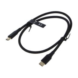 Cablu; USB 2.0; USB C mufă,din ambele părţi; nichelat; 0,5m; 60W