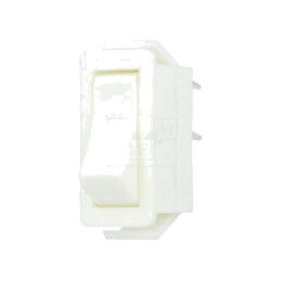 ROCKER; SPST; Poz: 2; ON-OFF; 16A/250VAC; albă; fără; 1500; Corp: albă