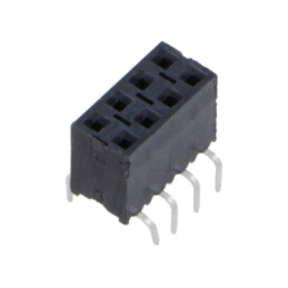 Conector: şiruri pini; soclu; tată; PIN: 8; de trecere; drept; THT