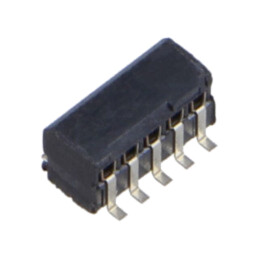 Conector: şiruri pini; mamă; PIN: 10; 1,27mm; gold flash; SMT; soclu