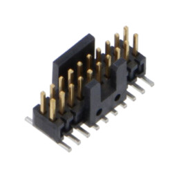 Conector: şiruri pini; tată; PIN: 20; 1,27mm; gold flash; SMT; soclu