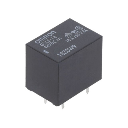 Releu: electromagnetic; SPDT; Ubobină: 48VDC; 10A; 10A/240VAC; G5LE