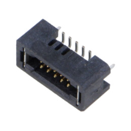 Conector: PCB-PCB; tată; PIN: 10; 1,27mm; TFM; argintat selectiv