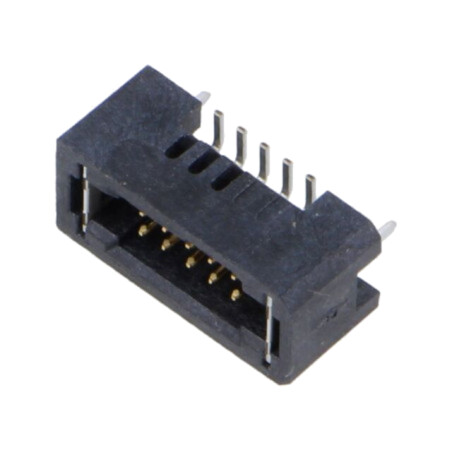 Conector: PCB-PCB; tată; PIN: 10; 1,27mm; TFM; argintat selectiv