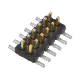 Conector: şiruri pini; tată; PIN: 12; 1,27mm; gold flash; SMT; soclu