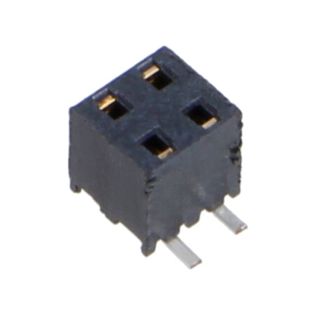 Conector: şiruri pini; mamă; PIN: 4; 2mm; aurit; SMT; soclu; rolă